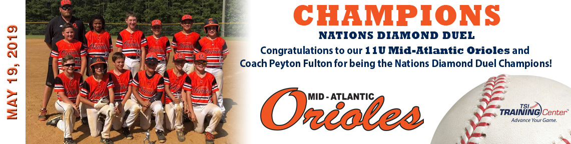 Fulton | 11U Orioles | Champions