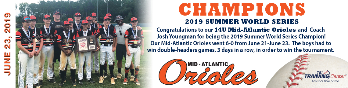 Youngman | 14U Orioles | Champions